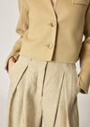 Murano Wide Leg Pant Caramel Houndstooth