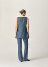 Nova Tunic Blue Houndstooth