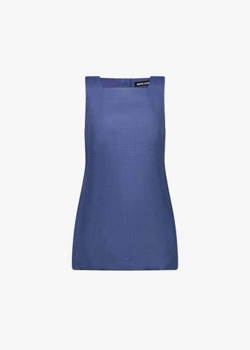 Nova Tunic Blue Houndstooth