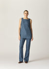 Nova Tunic Blue Houndstooth