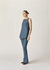 Nova Tunic Blue Houndstooth