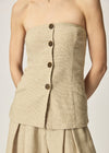 Stella Vest Caramel Houndstooth