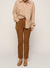 Samuel Suede Pant Cognac