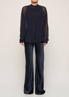 Camila Blouse Navy