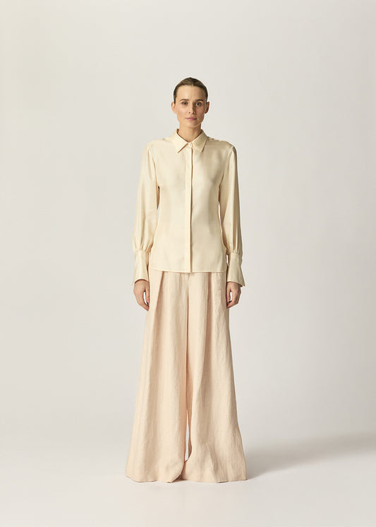 Tori Silk Shirt Cream