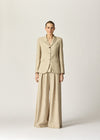 Viktor Blazer Caramel Houndstooth