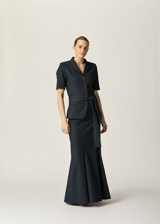 Viktor Short Sleeve Blazer Navy