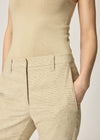 Viktoriya Suit Pant Caramel Houndstooth