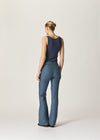 Vivian Pant Blue Houndstooth