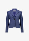 Leo Blazer Indigo Herringbone