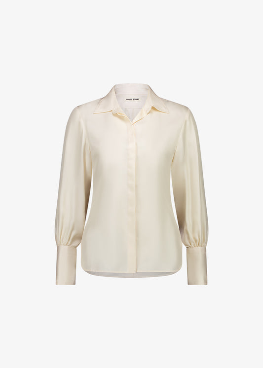 Tori Silk Shirt Cream