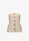 Stella Vest Caramel Houndstooth