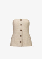 Stella Vest Caramel Houndstooth