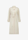 Eddy Trench Coat White