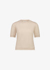 Squeak Knit Half Sleeve Beige