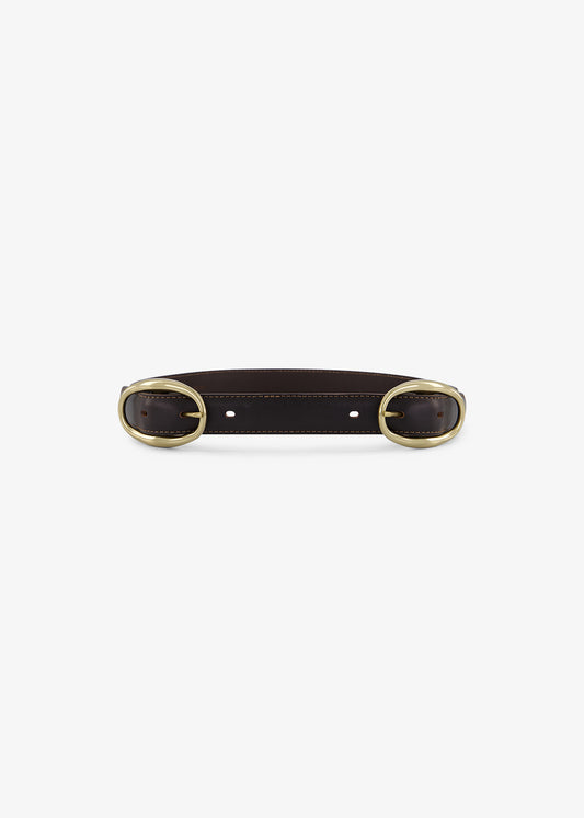 Lucinda Double Buckle Belt Chocolate