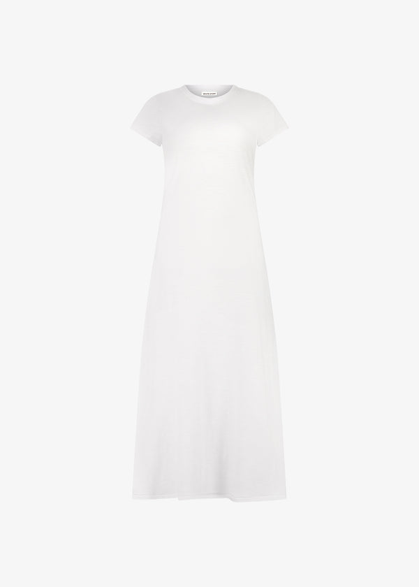 Luna White Shimmer Dress