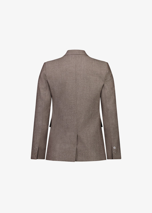 Viktor Blazer Cocoa Herringbone
