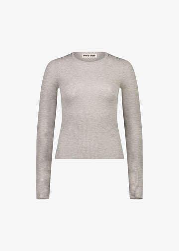 Basel Knit Top Grey