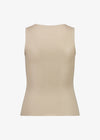 Basel Knit Tank Beige