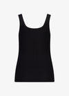 Pisa Knit Tank Black