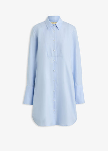Theo Shirt Dress Oxford Blue