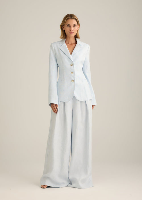 Villa Blazer Powder Blue