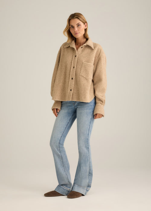The Shacket Taupe Marle