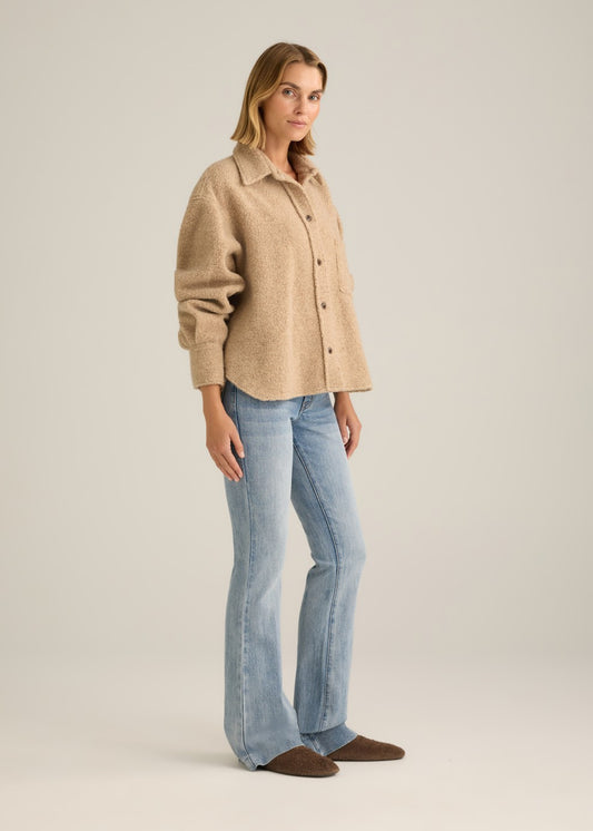 The Shacket Taupe Marle