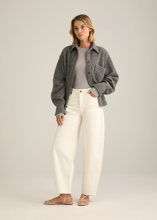 The Shacket Charcoal Marle