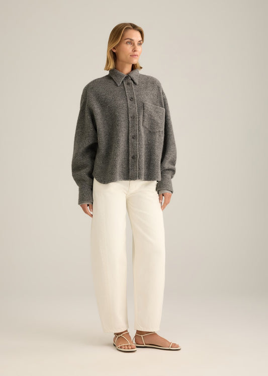 The Shacket Charcoal Marle