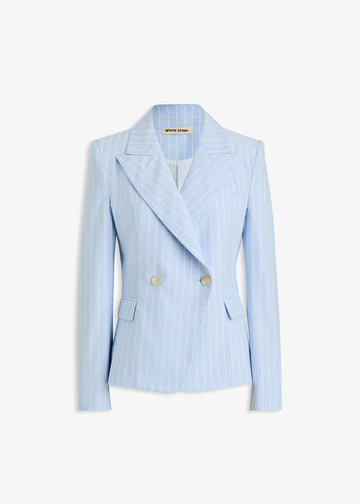 Como DB Blazer Sky Blue Stripe