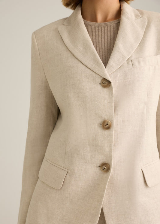 Viktor Blazer Jute Herringbone