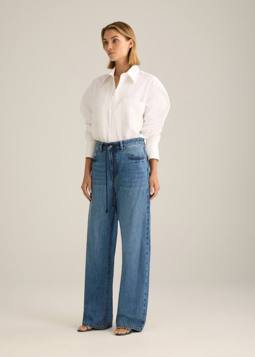 Palazza Jean Sky Blue Rinse