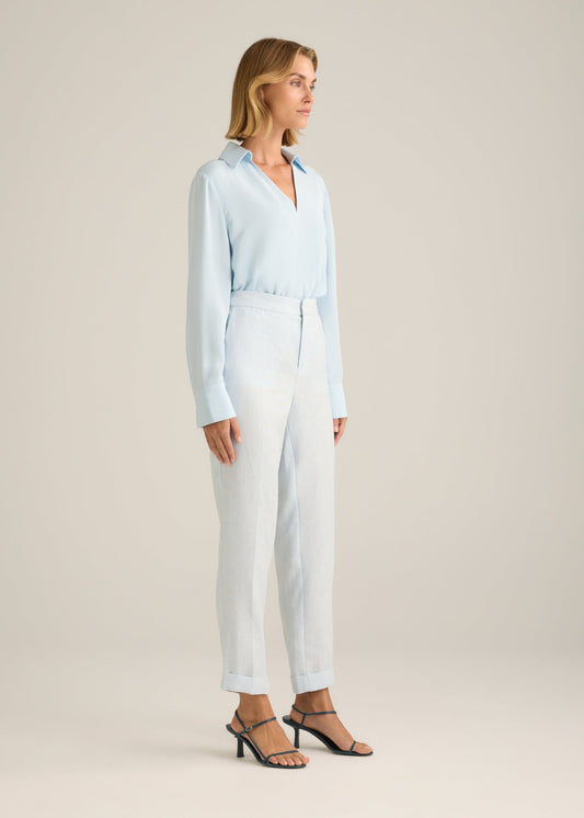 Elise Slim Trouser Powder Blue