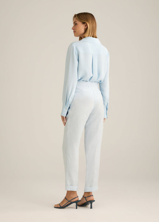Elise Slim Trouser Powder Blue