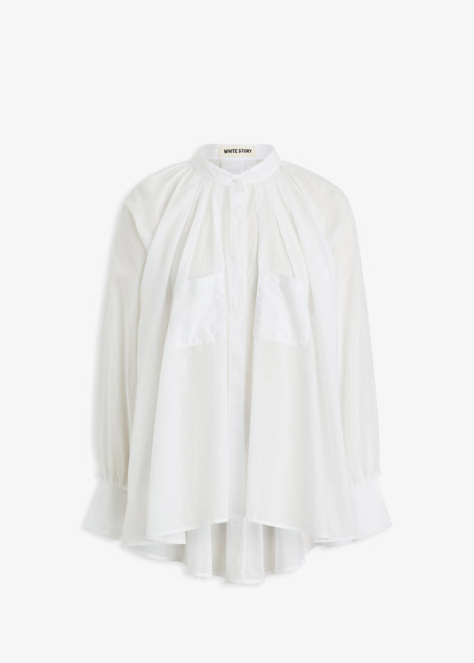 Athena Voile Shirt White