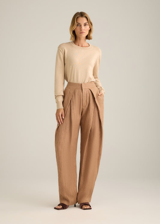 Gabriella Knit Top Wheat