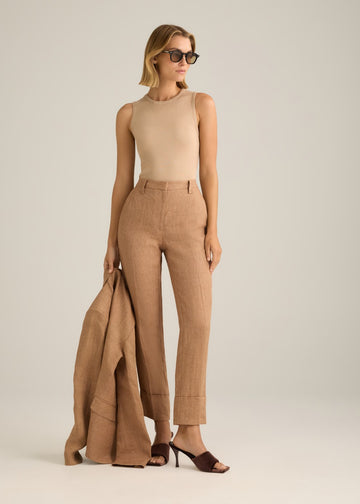 Basel Knit Tank Biscuit