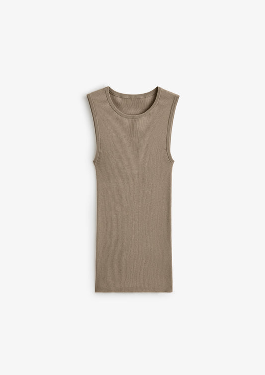 Basel Knit Tank Truffle