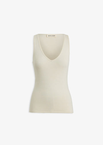 Eleana Tank Ivory