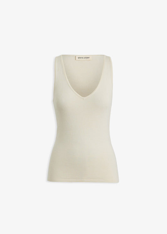 Eleana Tank Ivory