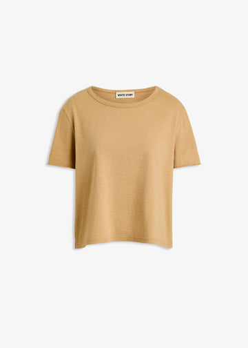 Rhodes Boxy Tee Nutmeg