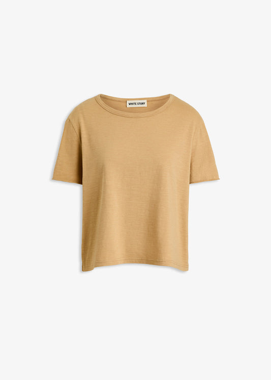Rhodes Boxy Tee Nutmeg