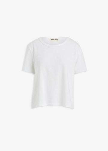 Rhodes Boxy Tee White