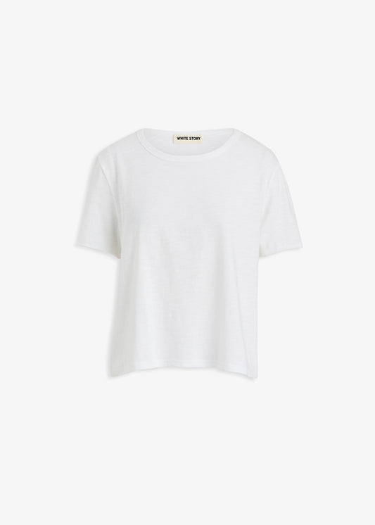 Rhodes Boxy Tee White