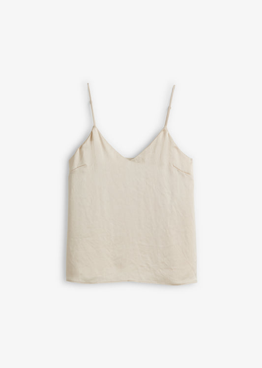 Gwynne V-Neck Cami Ecru