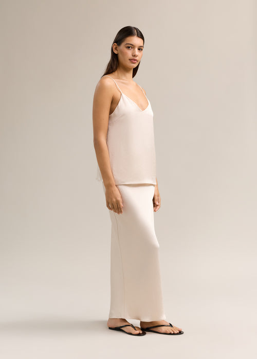 Gwynne V-Neck Cami Ecru