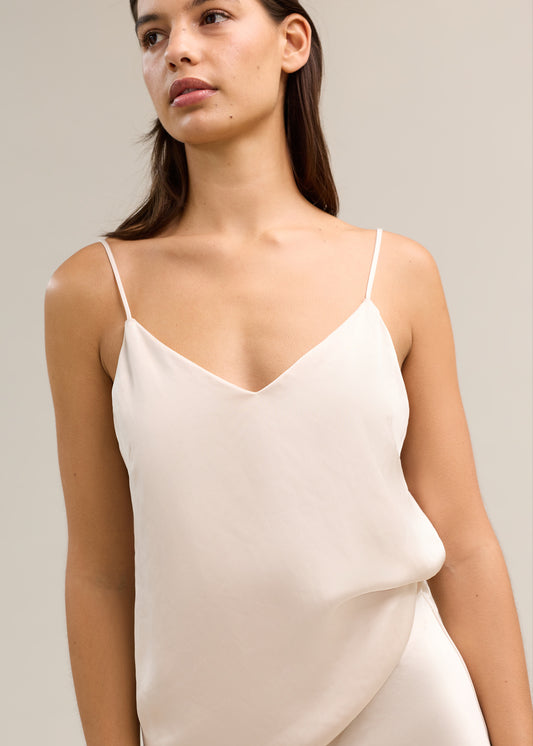 Gwynne V-Neck Cami Ecru