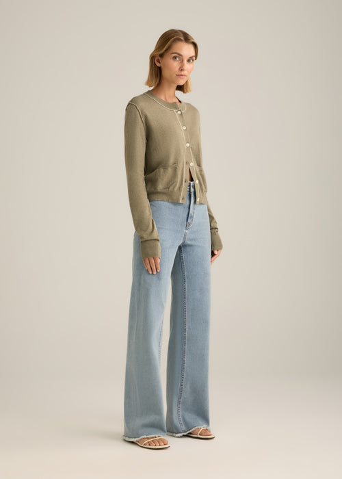 Maison Cardigan Khaki